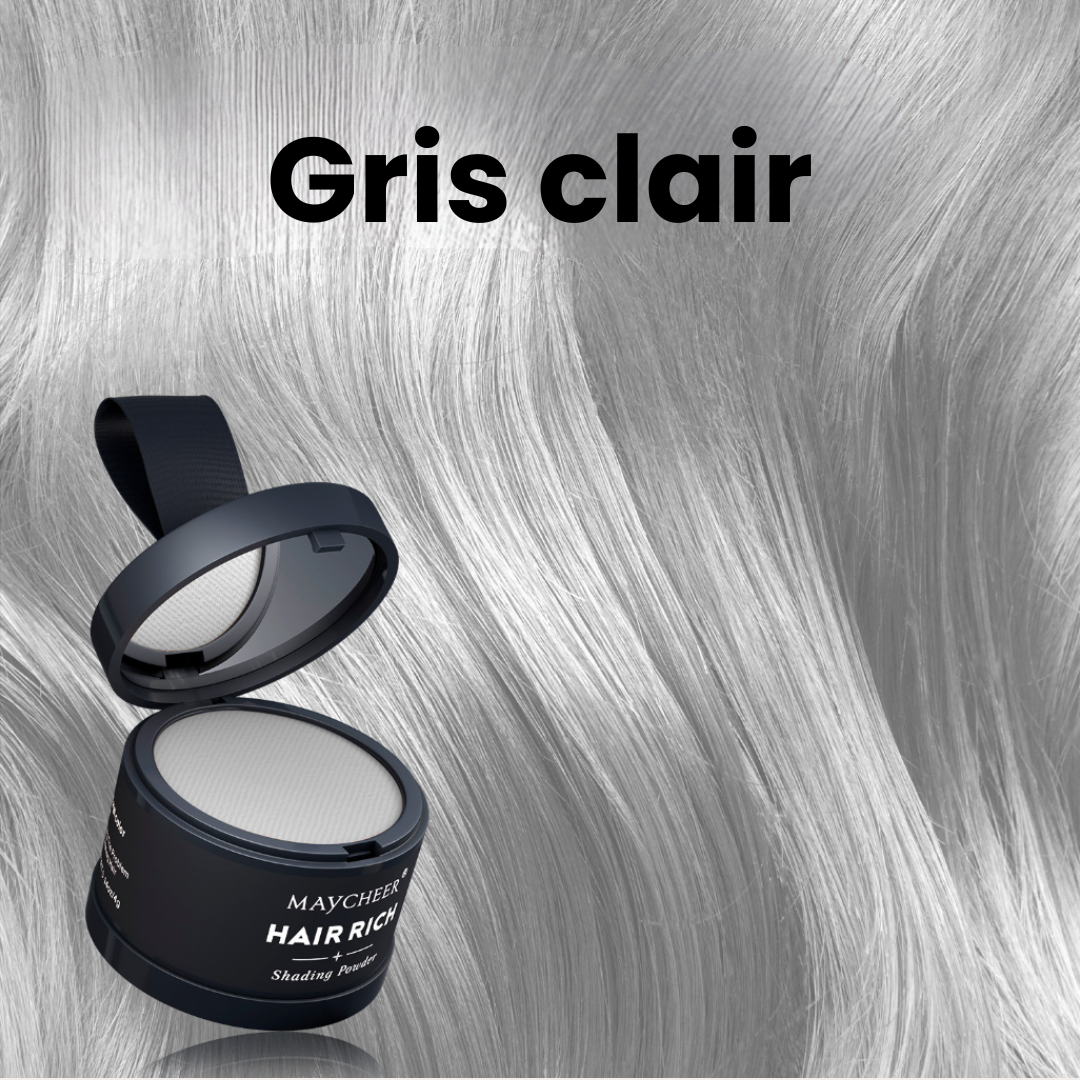 HairRich™ – La poudre qui masque instantanément vos zones clairsemées !