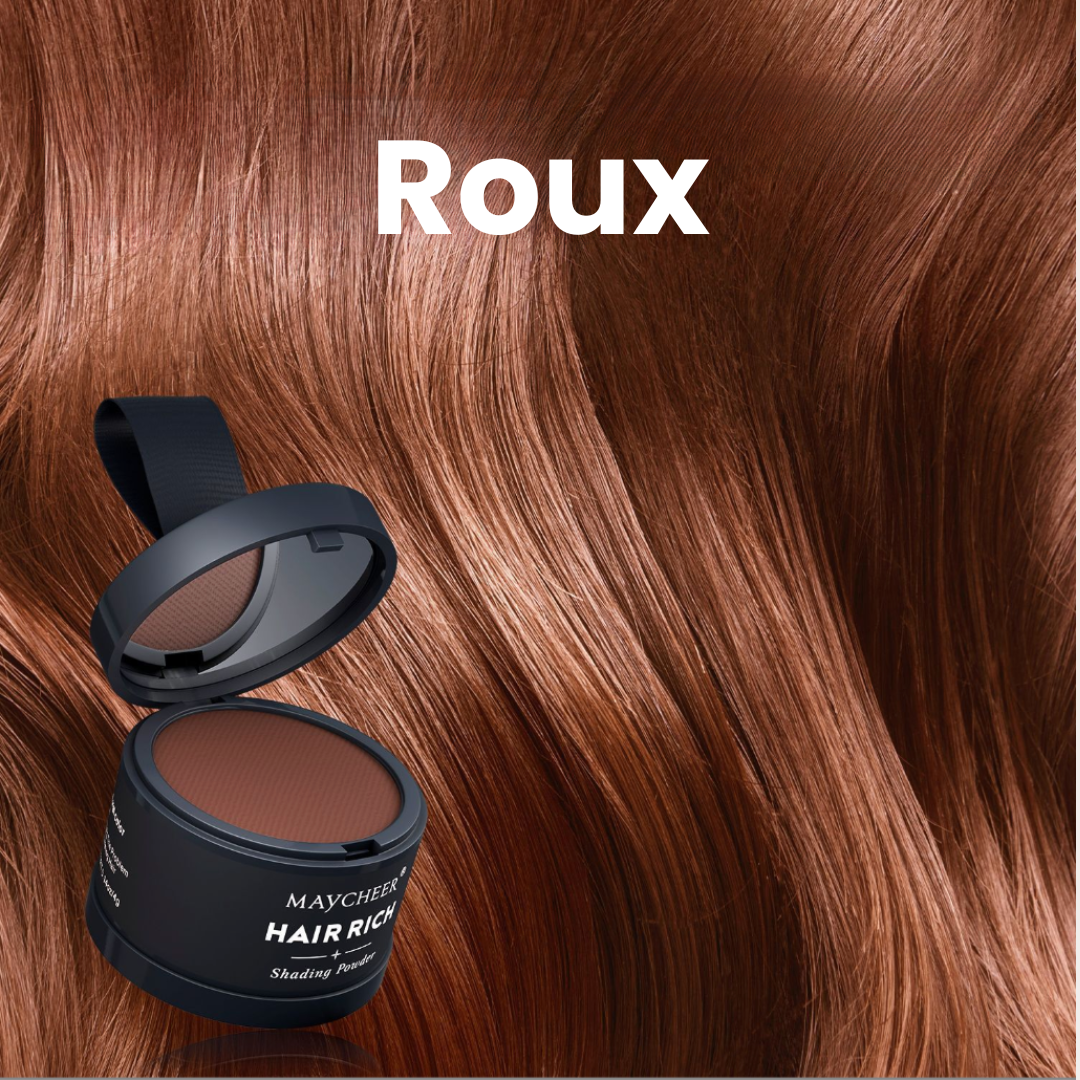 HairRich™ – La poudre qui masque instantanément vos zones clairsemées !