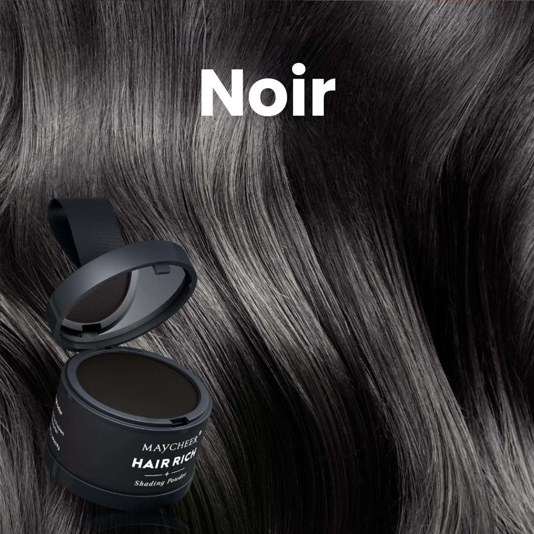 HairRich™ – La poudre qui masque instantanément vos zones clairsemées !