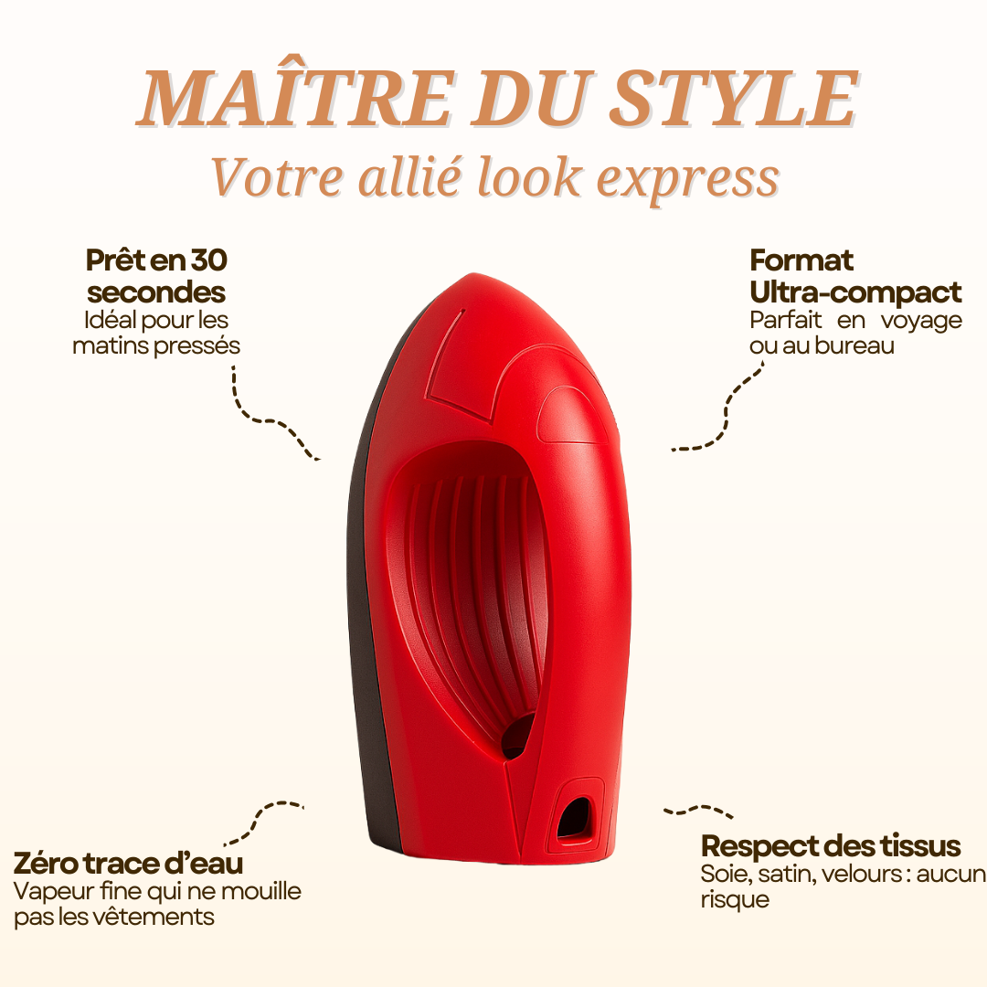 SteamGo – Le défroisseur malin pour un style impeccable partout