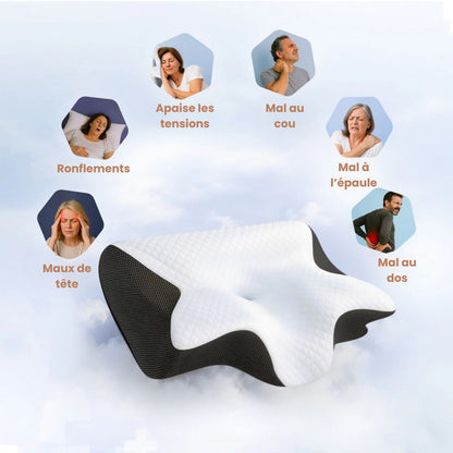 CerviZen™ - Le coussin qui libère vos cervicales en profondeur