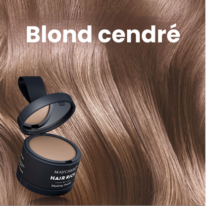 HairRich™ – La poudre qui masque instantanément vos zones clairsemées !