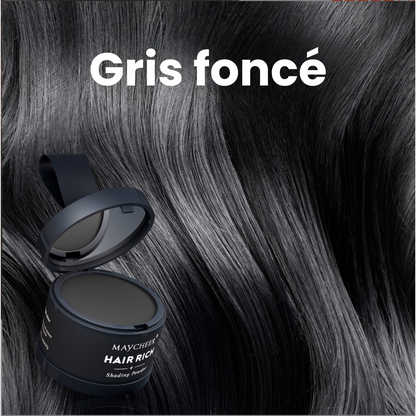 HairRich™ – La poudre qui masque instantanément vos zones clairsemées !