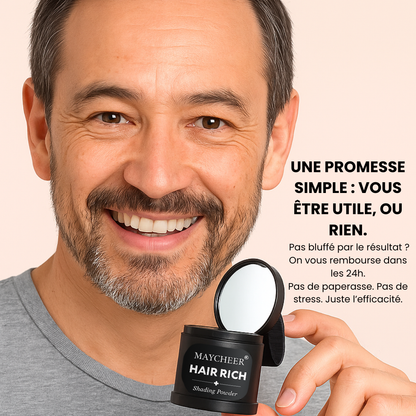 HairRich™ – La poudre capillaire naturelle qui redonne de la densité en 10 secondes